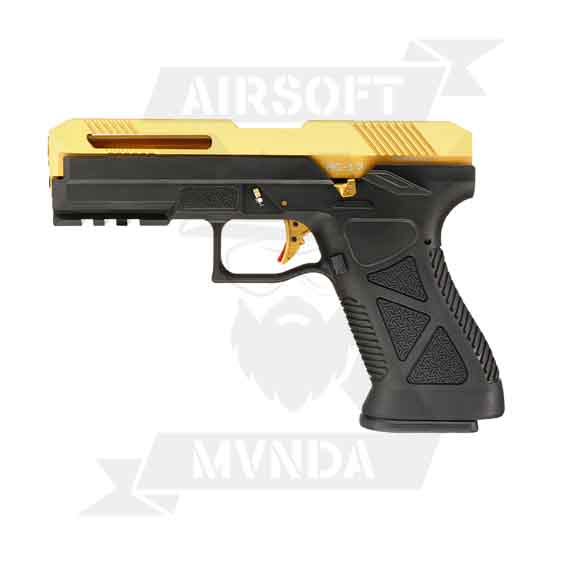 PISTOLA HFC AG-17 GAS GOLD