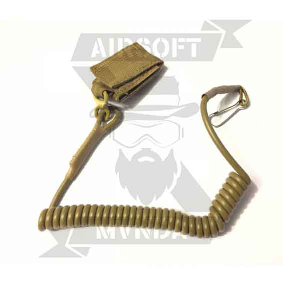 CORDON PISTOLA SEGURIDAD BARBARIC ANCHO  TAN