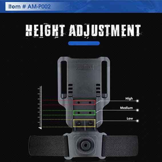 PERNERA AMOMAX ESTRECHA REGULABRE NEGRA - Imagen 3