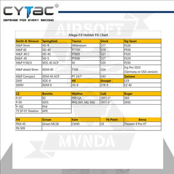 PISTOLERA CYTAC UNIVERSAL TAN - Imagen 2
