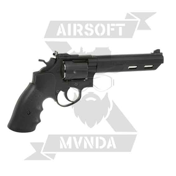 REVOLVER HFC HG-133B GAS NEGRO - Imagen 2