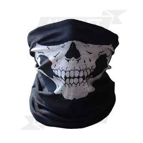 BRAGA BARBARIC MEDIA CALAVERA NEGRA-BLANCA - Imagen 2