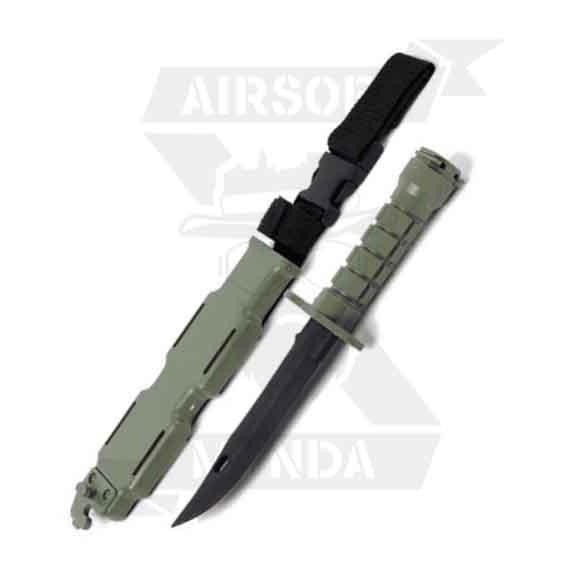 BAYONETA DUMMY M9 DE GOMA OD