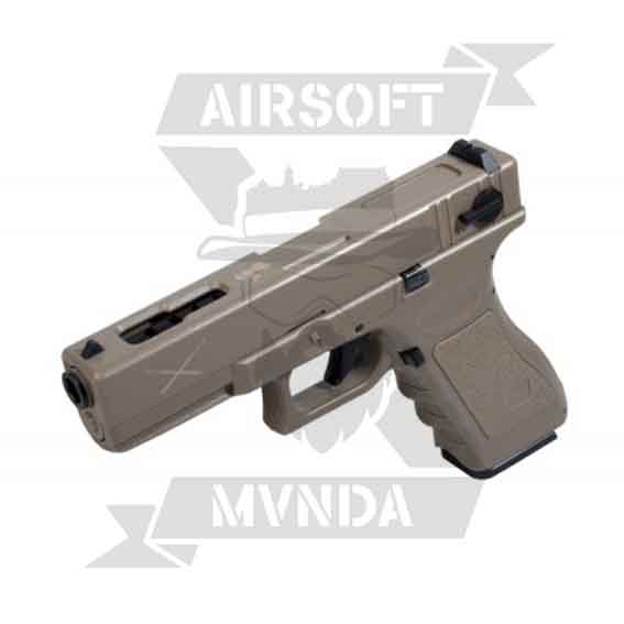 SAIGO DEFENSE MK2 G18 ELECTRICA TAN - Imagen 3