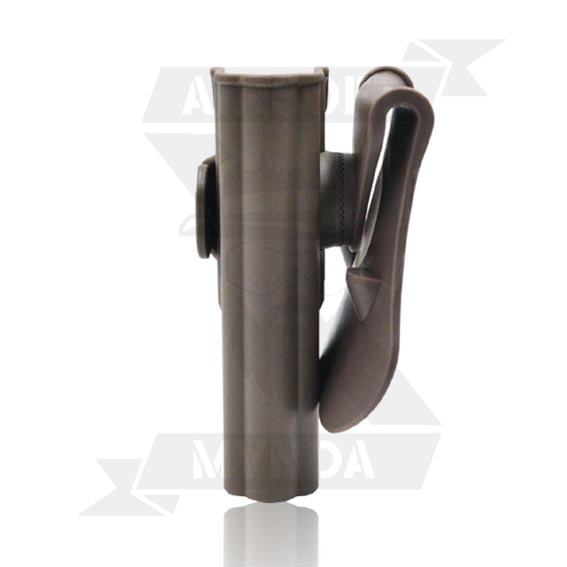 PISTOLERA AMOMAX RIGIDA GLOCK DIESTRO TAN - Imagen 4