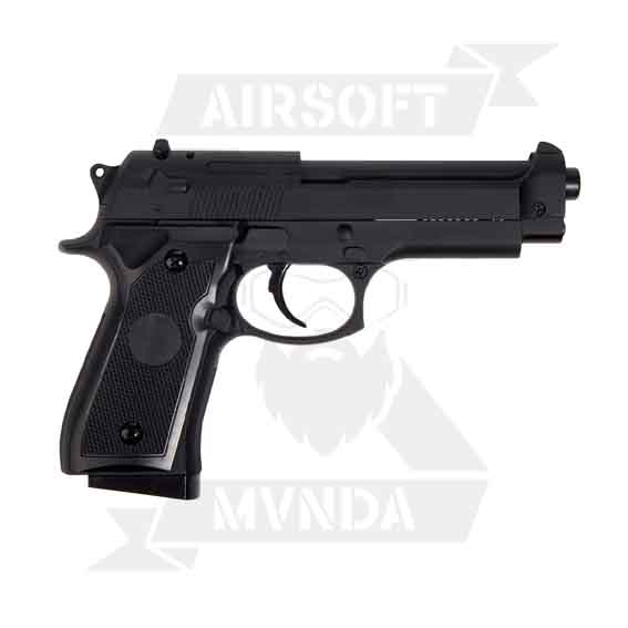 PISTOLA SAIGO 92 FULLMETAL MUELLE NEGRA (TIPO BERETAL 92) - Imagen 2