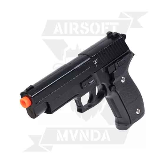 PISTOLA SAIGO 226 MELLE FULL METAL NEGRA REDTIP - Imagen 2