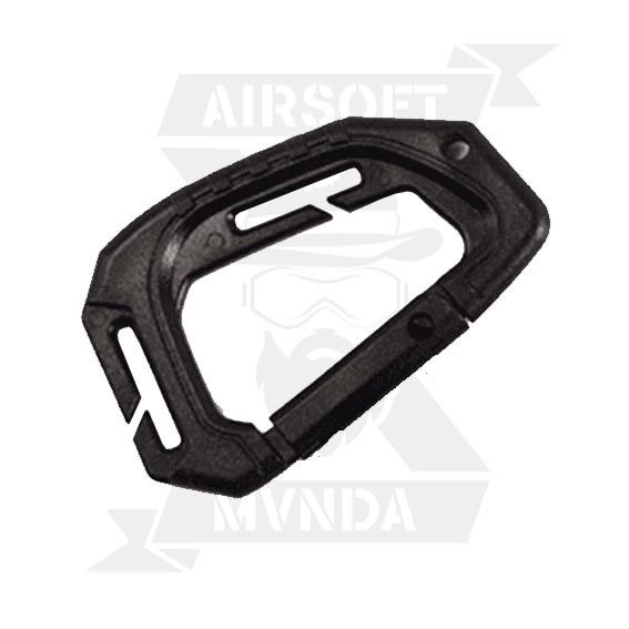 MOSQUETON ASP TIPO D ABS VERDE