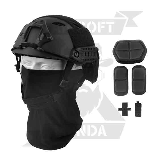 CASCO FMA FAST PJ ROSCA NEGRO  - Imagen 6