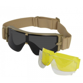GAFAS PROTECCION RK5 CON 3 LENTES TAN