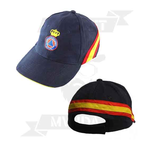 GORRA ESPA&Ntilde;A BORDADA PROTECCION CIVIL MARINO