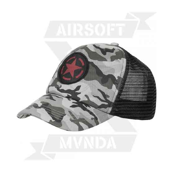GORRA REJILLA MFH ESTRELLA CAMO URBANO