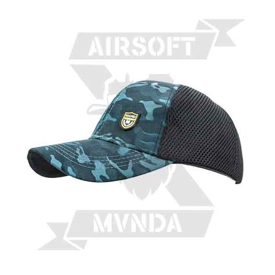 GORRA REJILLA MADRID CAMO TURQUESA