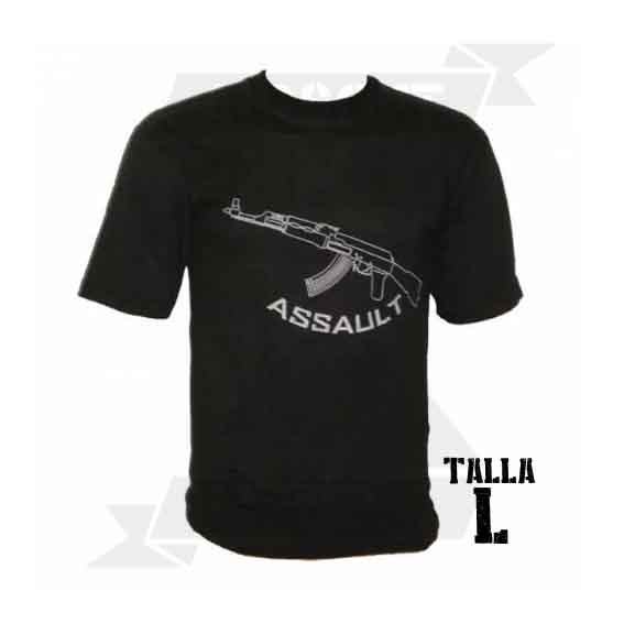 CAMISETA ASSAULT AK47 NEGRA (L)