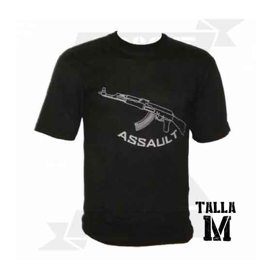 CAMISETA ASSAULT AK47 NEGRA (M)