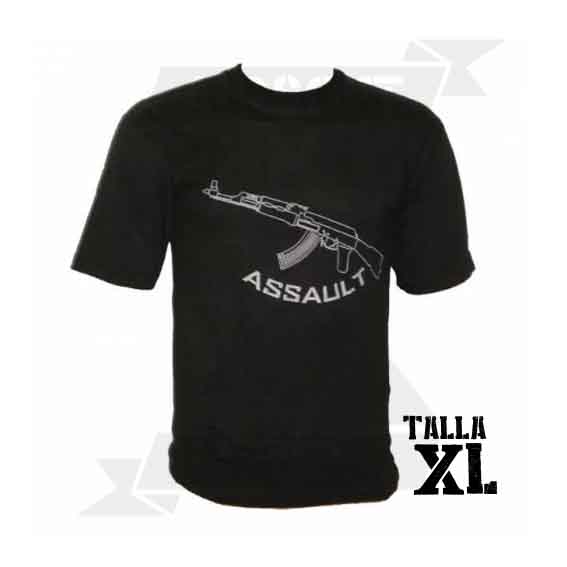 CAMISETA ASSAULT AK47 NEGRA (XL)