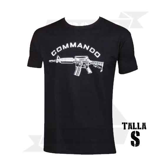 CAMISETA COMMANDO M4 NEGRA (S) - Imagen 2