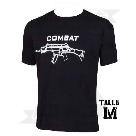 CAMISETA COMBAT G36 NEGRA (M)