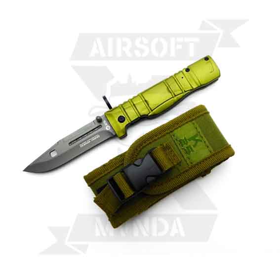 NAVAJA K25 TIPO BAYONETA 9.3cm VERDE