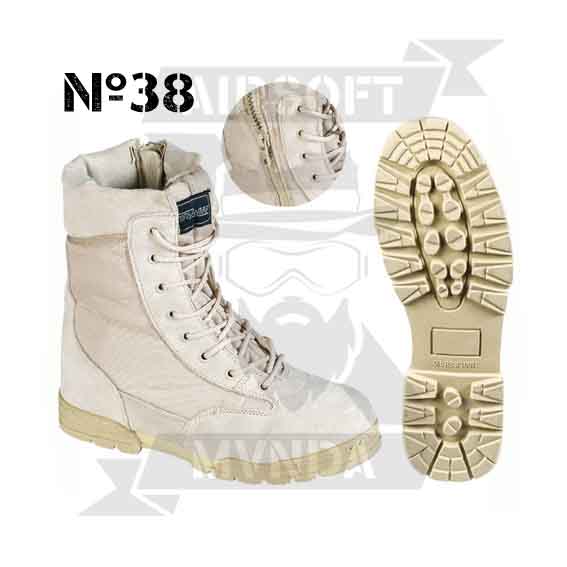 BOTAS TACTICA FORAVENTURE CREMALLERA BEIGE (38)