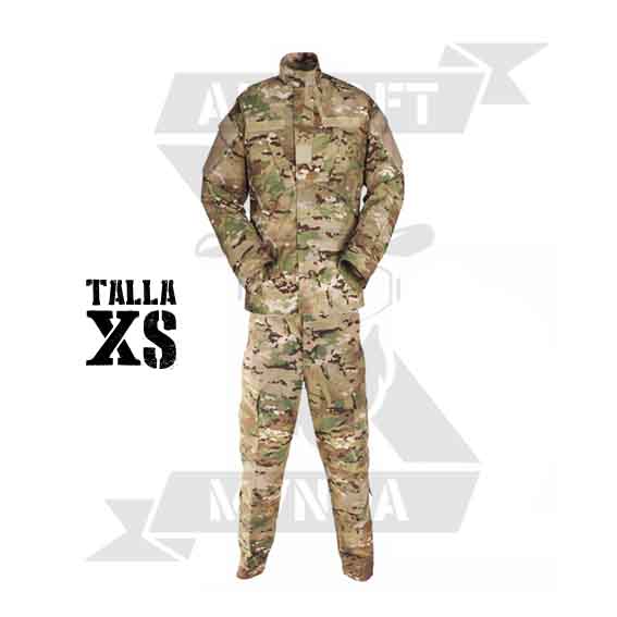 UNIFORME COMPLETO MULTICAM (XS)
