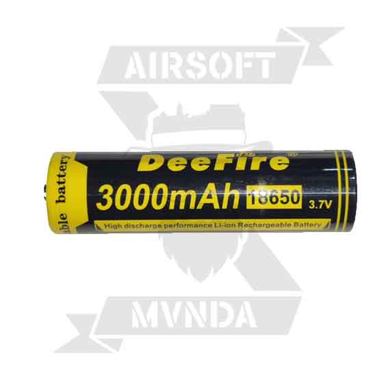 PILA RECARGABLE 18650 SIMPLE 3000mah 3.7v