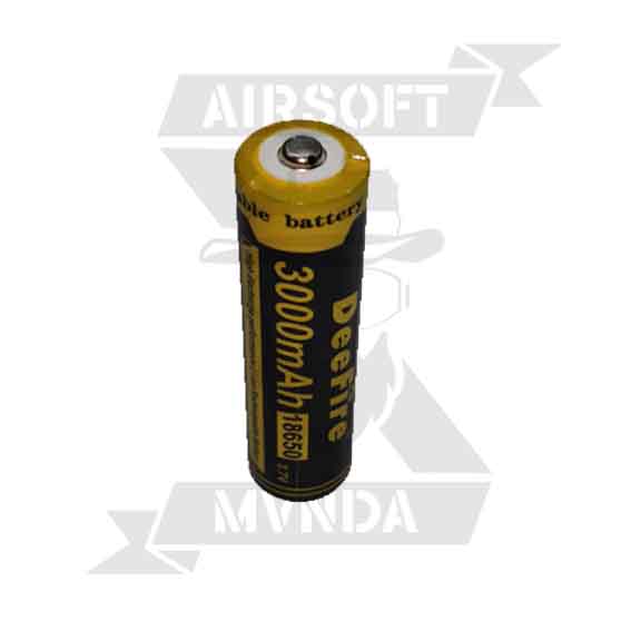 PILA RECARGABLE 18650 SIMPLE 3000mah 3.7v - Imagen 2