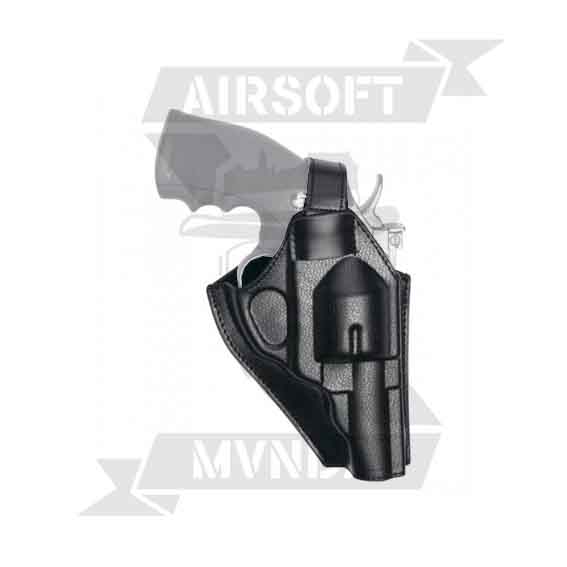 FUNDA REVOLVER ASG DAN WESSON 2.5&amp;quot;-4&amp;quot; CORTA NEGRA - Imagen 2