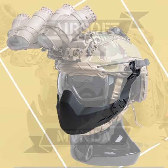 MASCARA CASCO FMA TACTICA RIGIDA TAN - Imagen 2