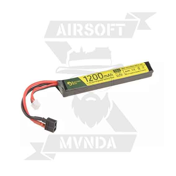 BATERIA LIPO ELECTRO RIVER 7.4V 1200mAh 25/50C T-DEANS