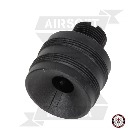 ADAPTADOR SILENCIADOR G&amp;amp;G SSG-1 AEG 14mm CCW ALUMINIO MEGRO