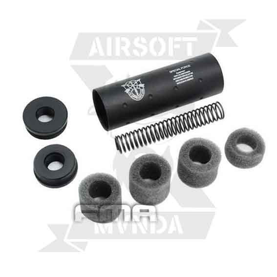 SILENCIADOR FMA STUBBY SPECIAL FORCE 107MM NEGRO - Imagen 2