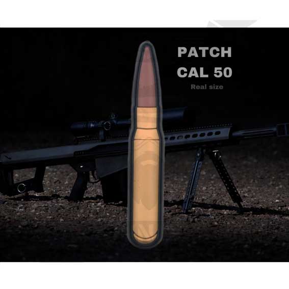 PARCHE 3D BALA CAL. 50