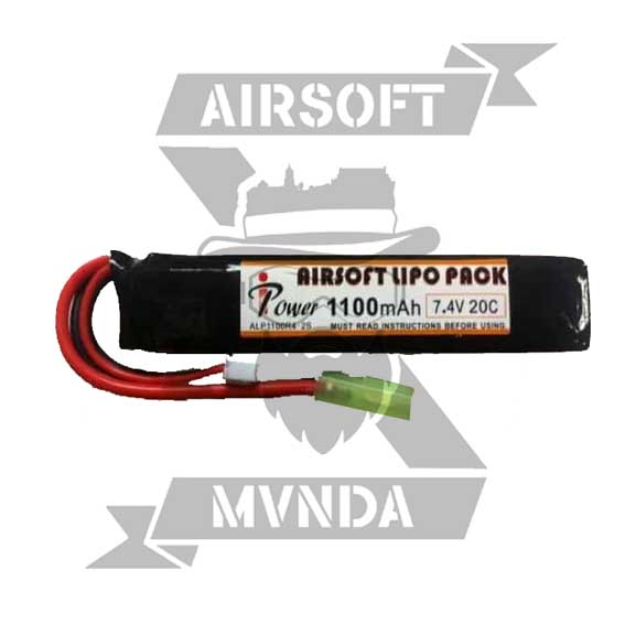 BATER&Iacute;A IPOWER 7.4V 1100MAH  20C 1STICK